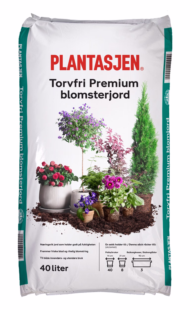 Torvfri Premium blomsterjord 40L