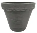 Plant pot D15 basalt terracotta
