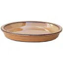 K&C ceramic saucer D36 mustard