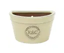 K&C ceramic wall pot D26 sand