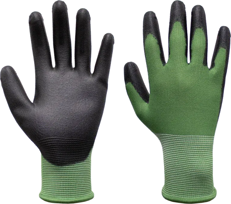 Assembly and garden glove