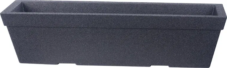 Milla isolation planter L76 black