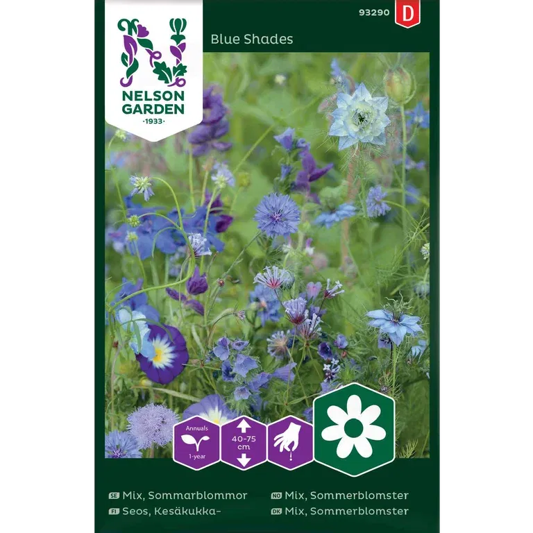 Mix, Sommarblommor, blå