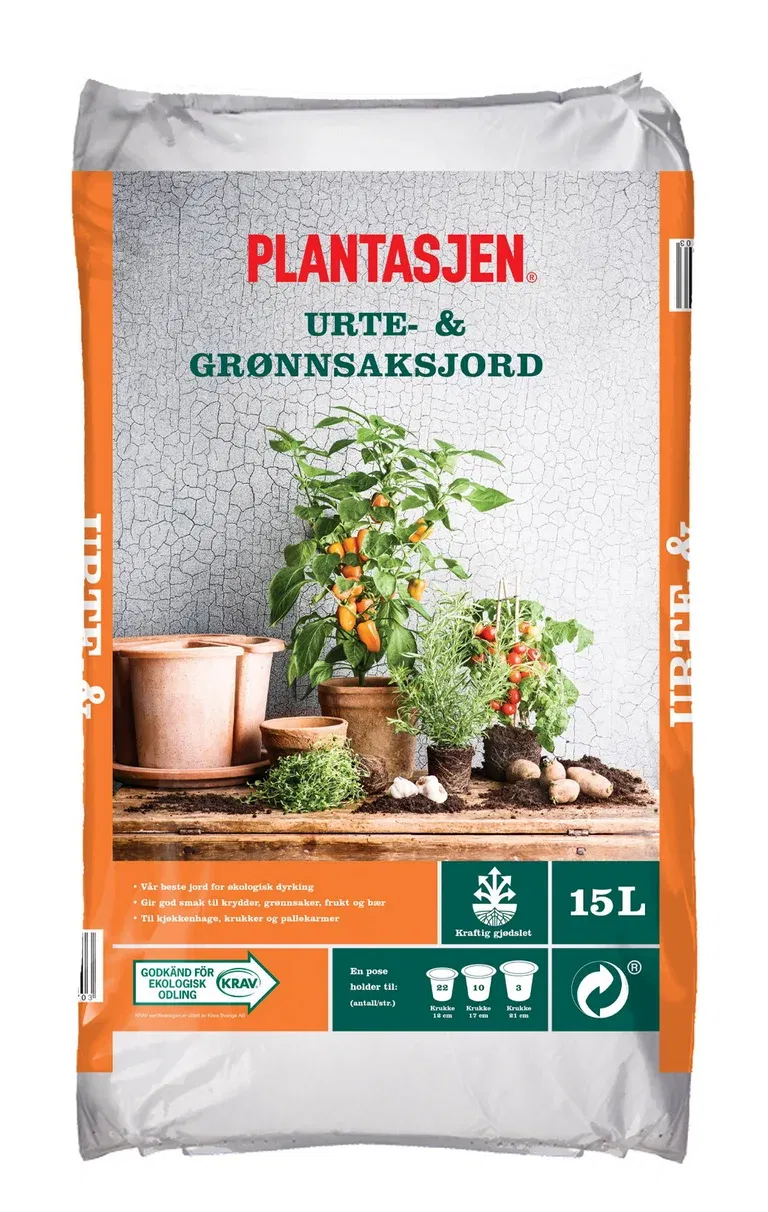 Vegetable & Herbs Soil 15L NO
