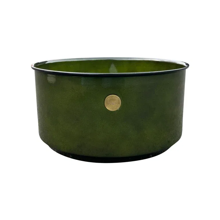 K&C metal bowl D36 green
