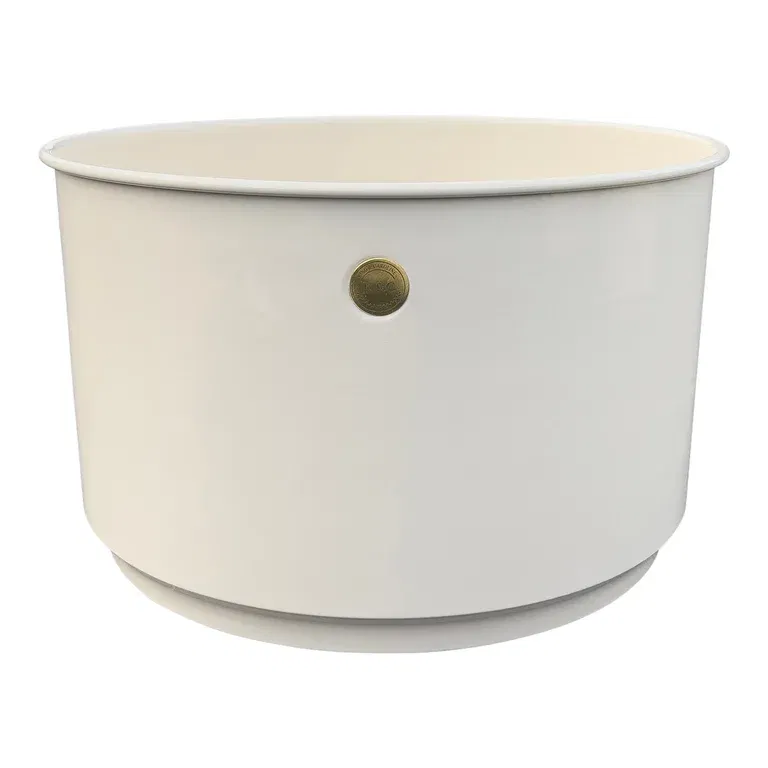 K&C metal bowl D44 beige