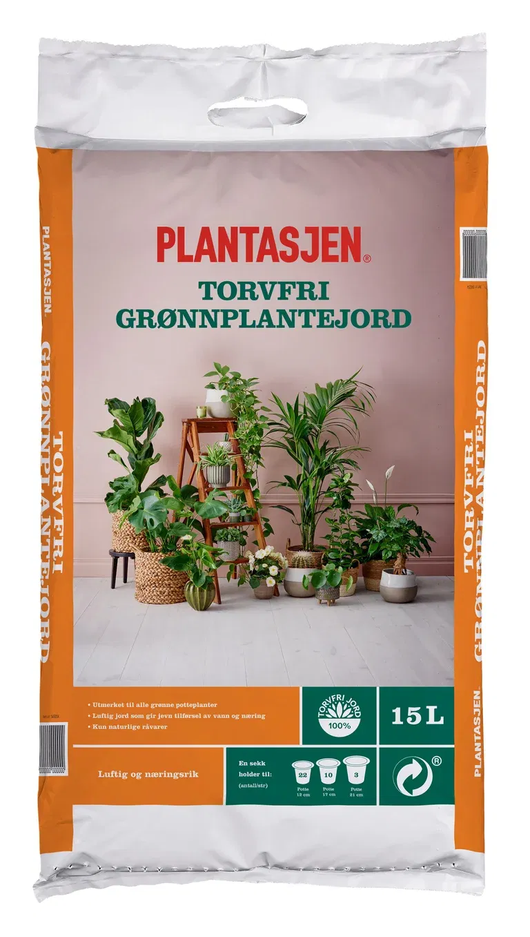 Peatfree green pl soil 15L NO