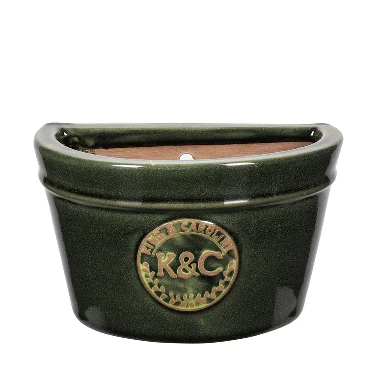 K&C ceramic wall pot D26 green