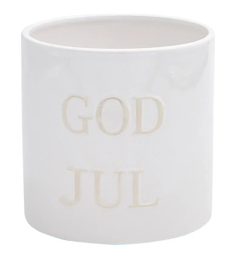 God jul pot D13 white
