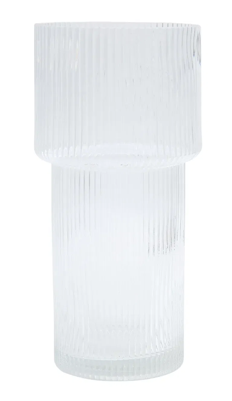 Noora vase H30 transparent