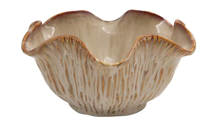 Floral Bowl Ceramic D24,4x11,5cm