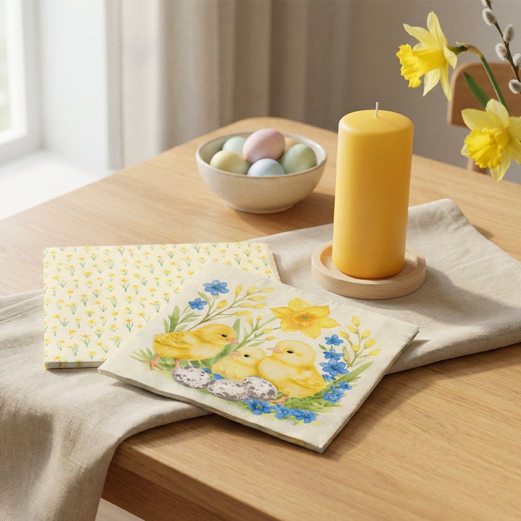 Image of Lys & servietter