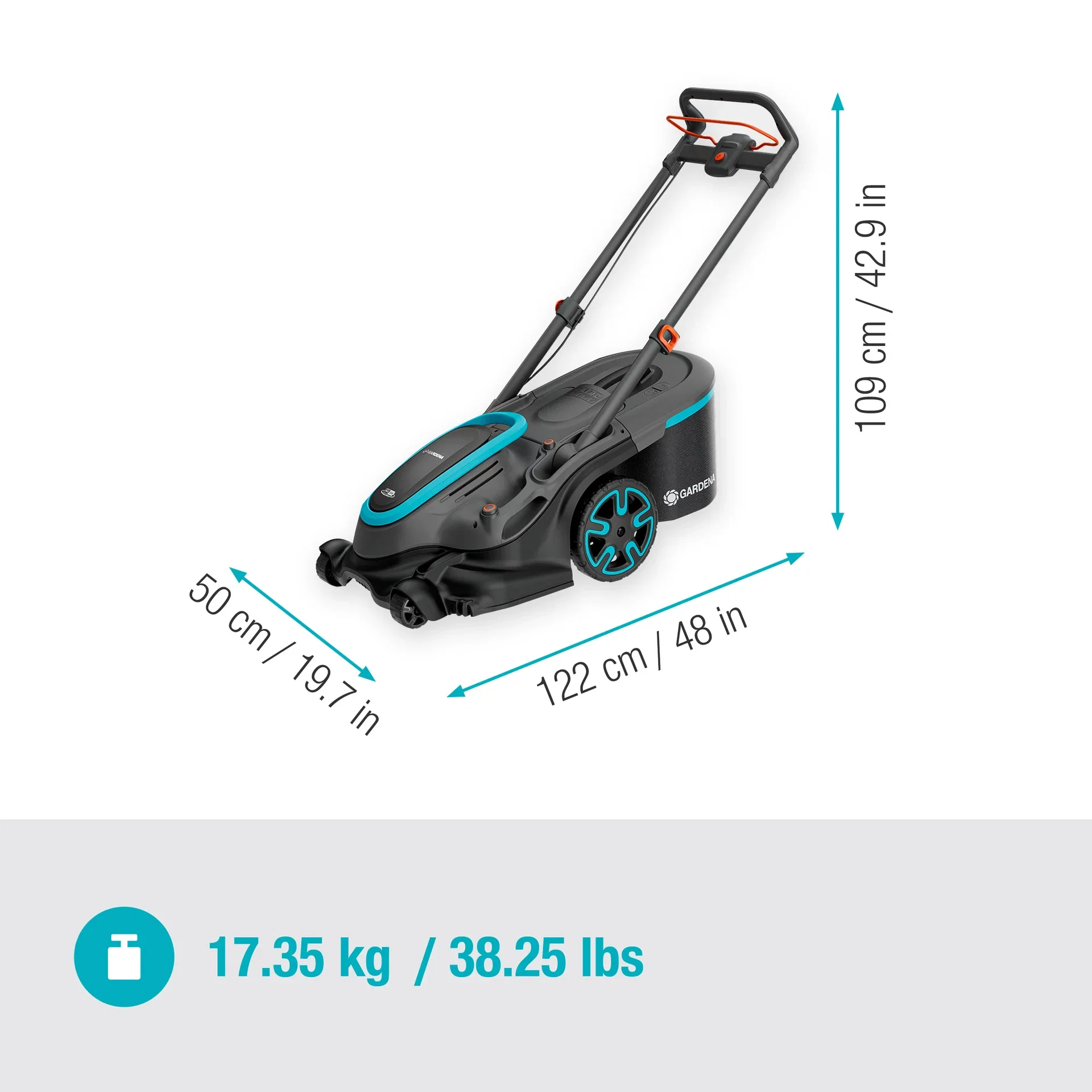 Gressklipper PowerMax Duo