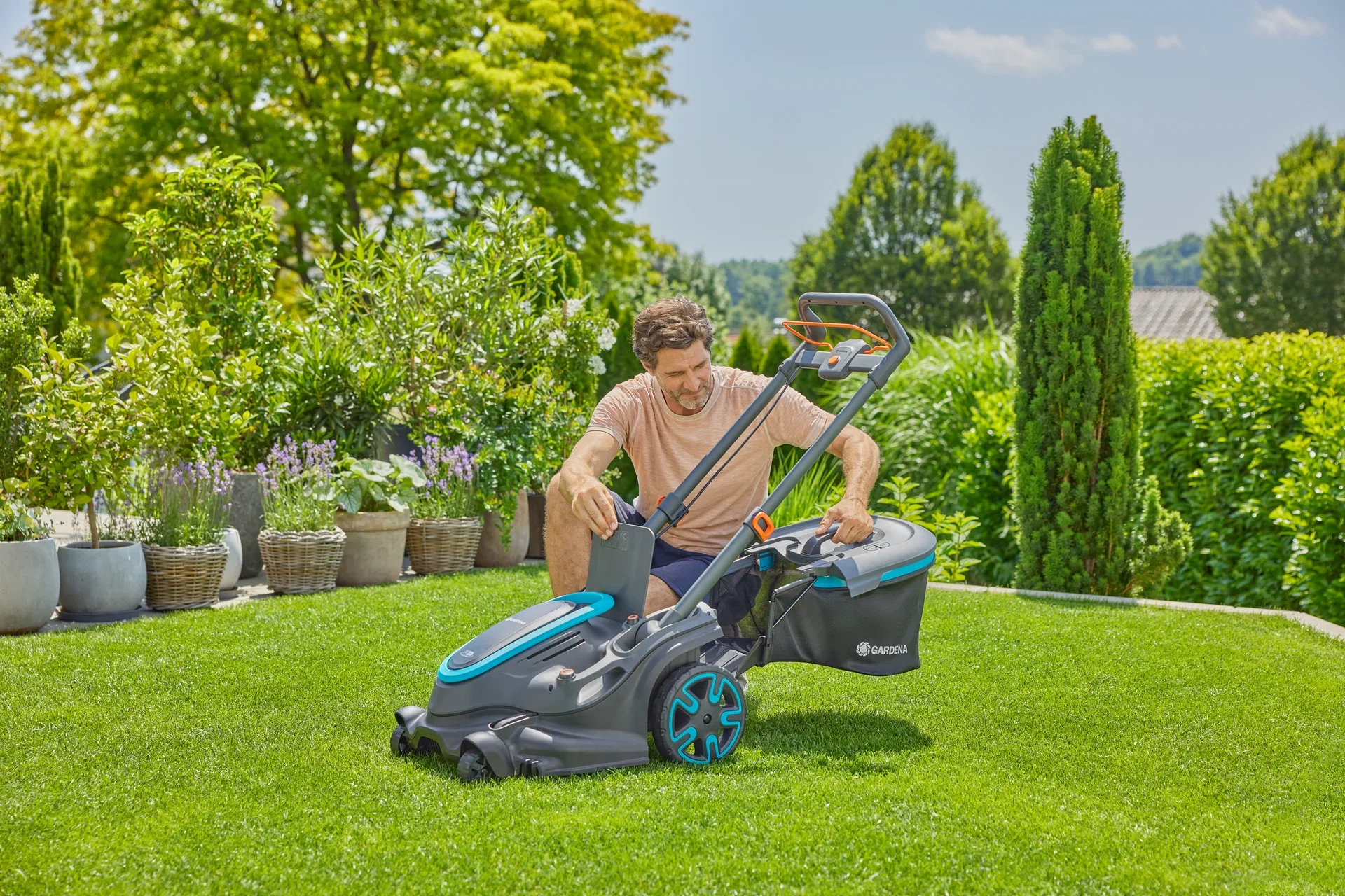 Gressklipper PowerMax Duo