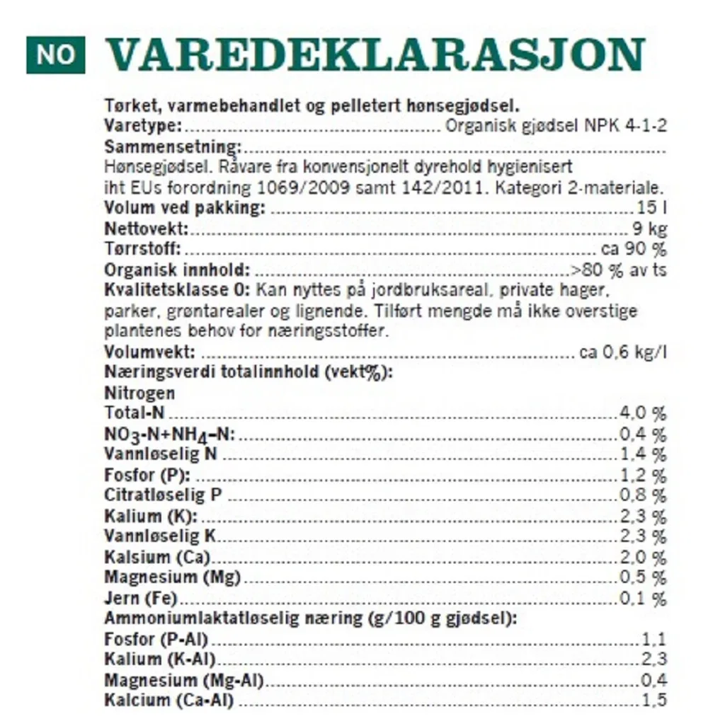 Hønsegjødsel